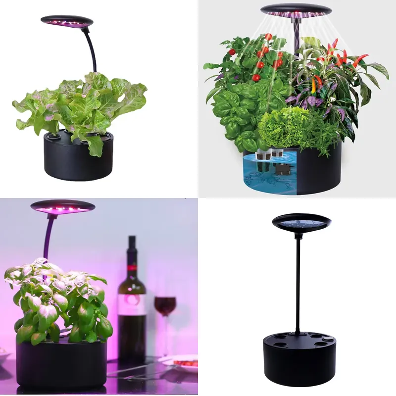 Smart Garden Box - สำหรับระบบปลูกพืชไฮโดรโพนิกแบบอัจฉริยะสำหรับบ้านอัจฉริยะ ชุดปลูกสมุนไพรและกระถางดอกไม้ในร่มแบบอัตโนมัติ