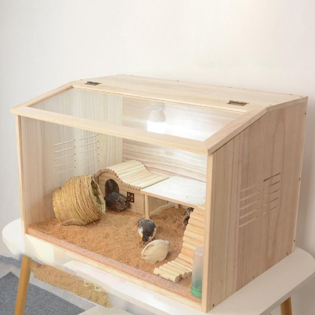 Insect Hotel Wood - กล่องเลี้ยงลูกไก่ บ้านแฮมสเตอร์ กล่องรังไม้ตกแต่ง ประกอบเอง รุ่นรูทิน