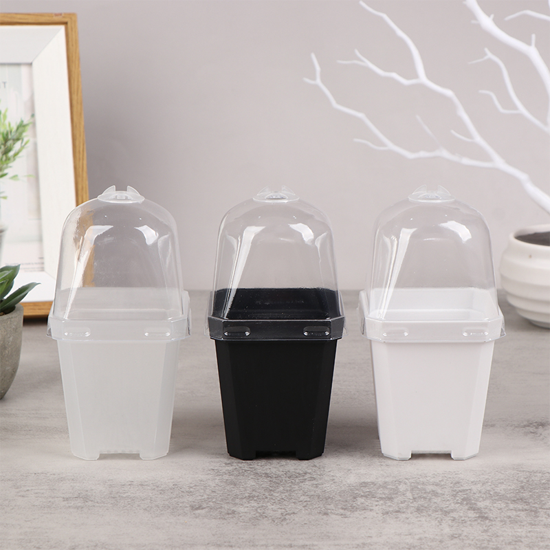 กระถางดอกไม้สี่เหลี่ยมขนาดเล็ก - Smart Garden Domes บทวิจารณ์และราคา