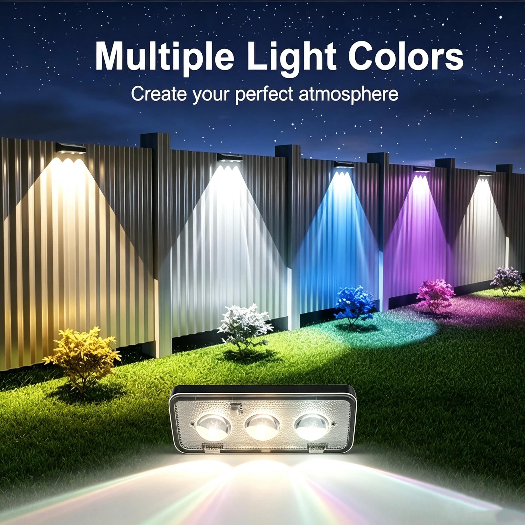 ไฟรั้วพลังงานแสงอาทิตย์ RGB สำ - Smart Garden Fence & Balcony Hanging Planter บทวิจารณ์และราคา