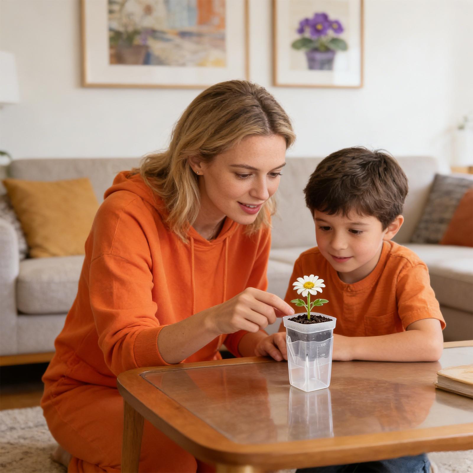กระถางต้นไม้แบบรดน้ำเองได้ 12  - Smart Garden Domes บทวิจารณ์และราคา