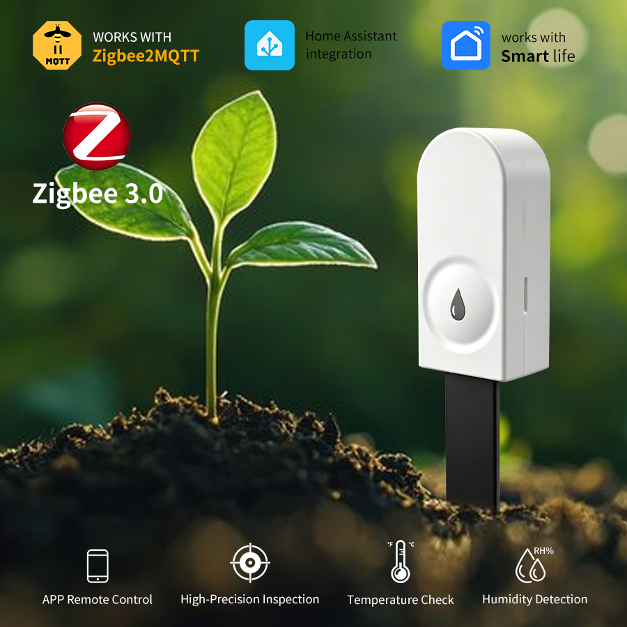 เครื่องวัดความชื้นและอุณหภูมิด - Smart Garden Moisture Sensor บทวิจารณ์และราคา