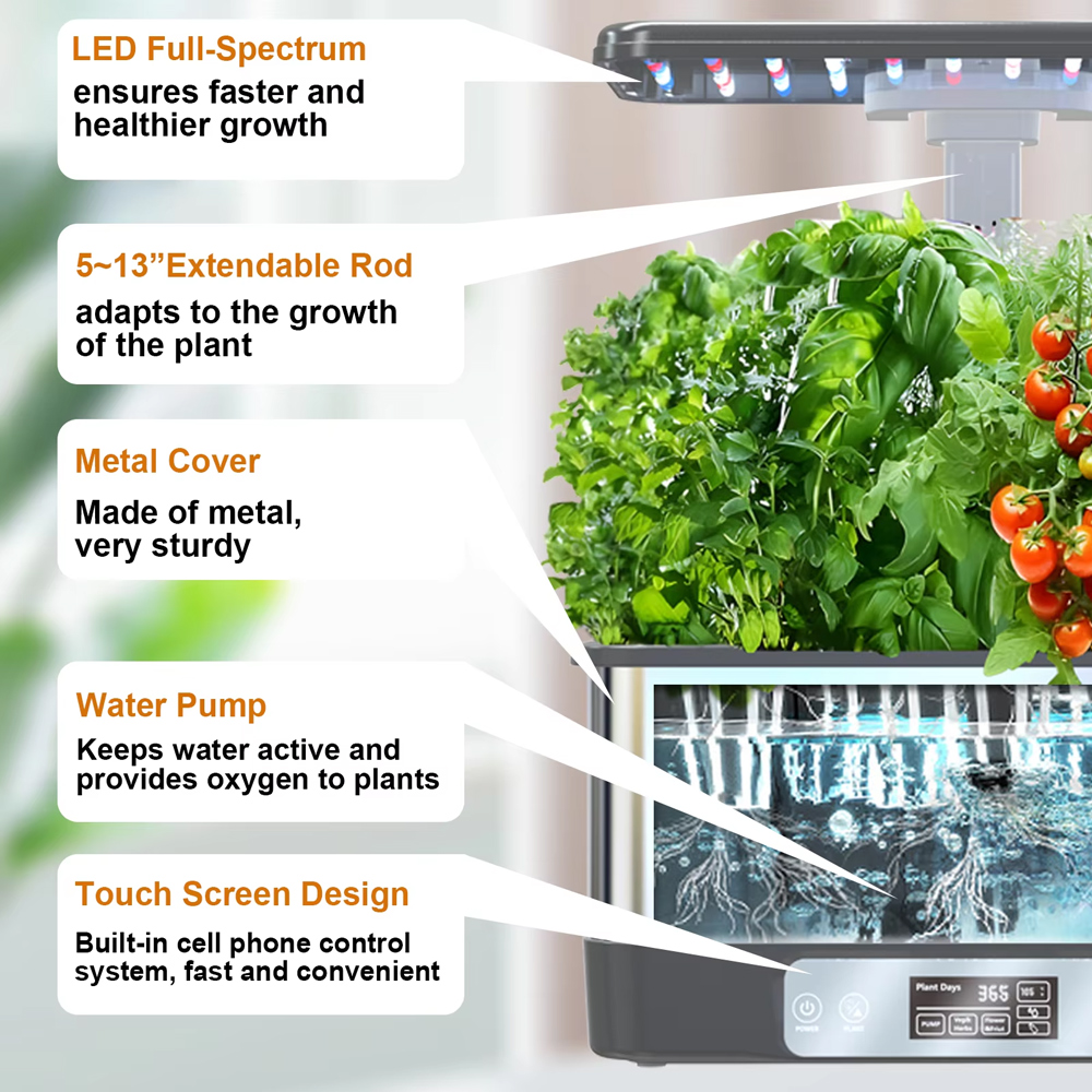 ระบบปลูกพืชไฮโดรโปนิกส์อัจฉริย - Smart Garden Domes บทวิจารณ์และราคา