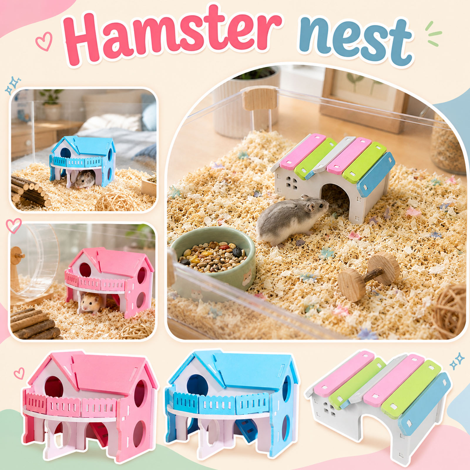 บ้านสัตว์เลี้ยงน่ารัก บ้านแฮมส - Insect Hotel Wood บทวิจารณ์และราคา